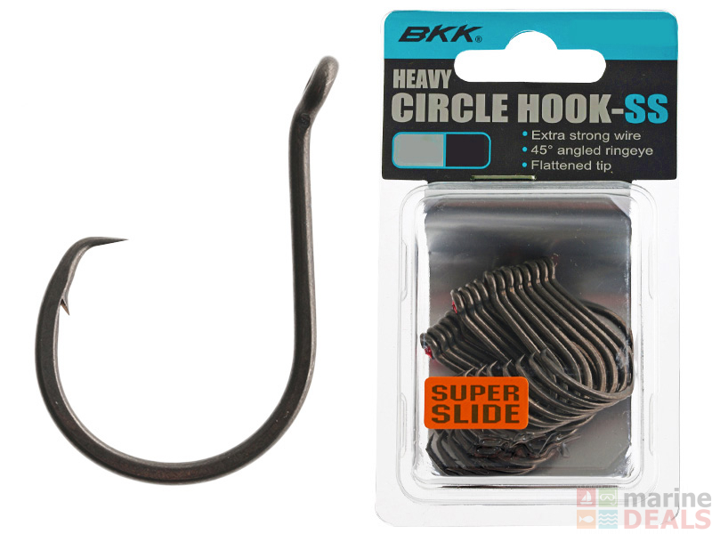 Buy BKK Heavy Super Slide Circle Hooks Bulk Pack Qty 25 online at