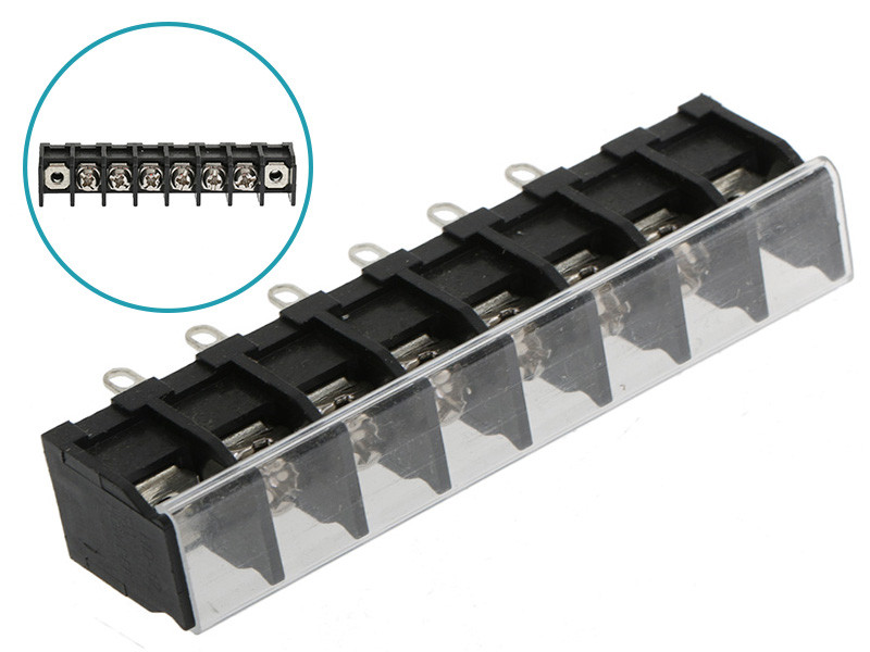 Buy Terminal Block with Clear Cover 6Way online at