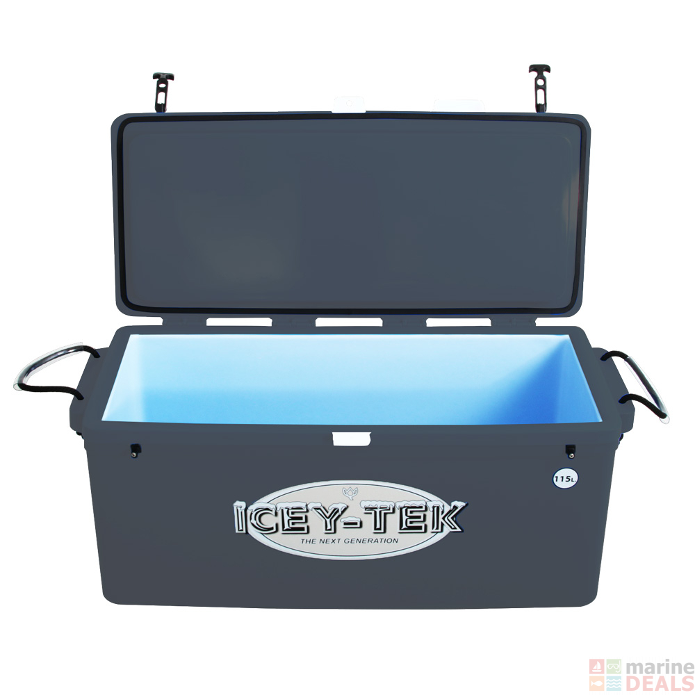 Buy IceyTek Long Chilly Bin Cooler Grey online at