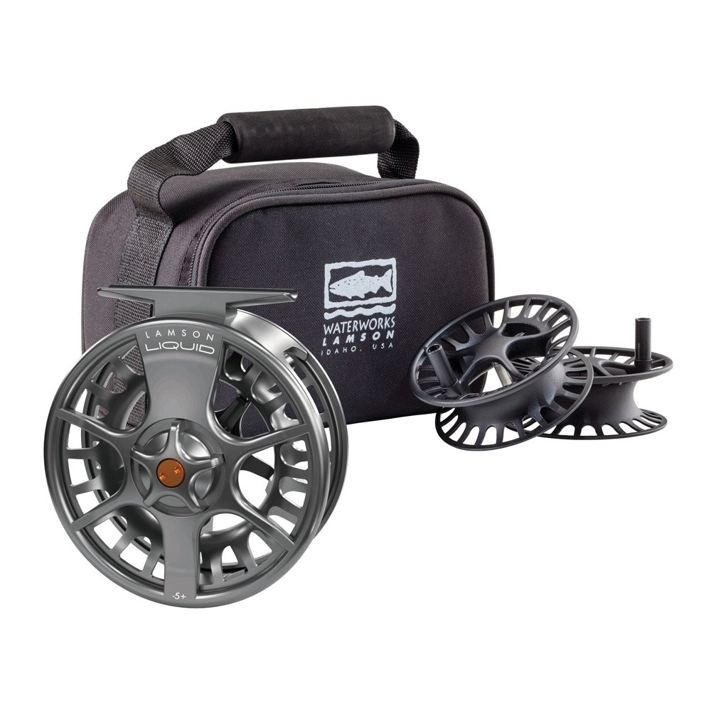 Buy Lamson Liquid 3.5 Fly Reel Set with Spare Spools online at Marine