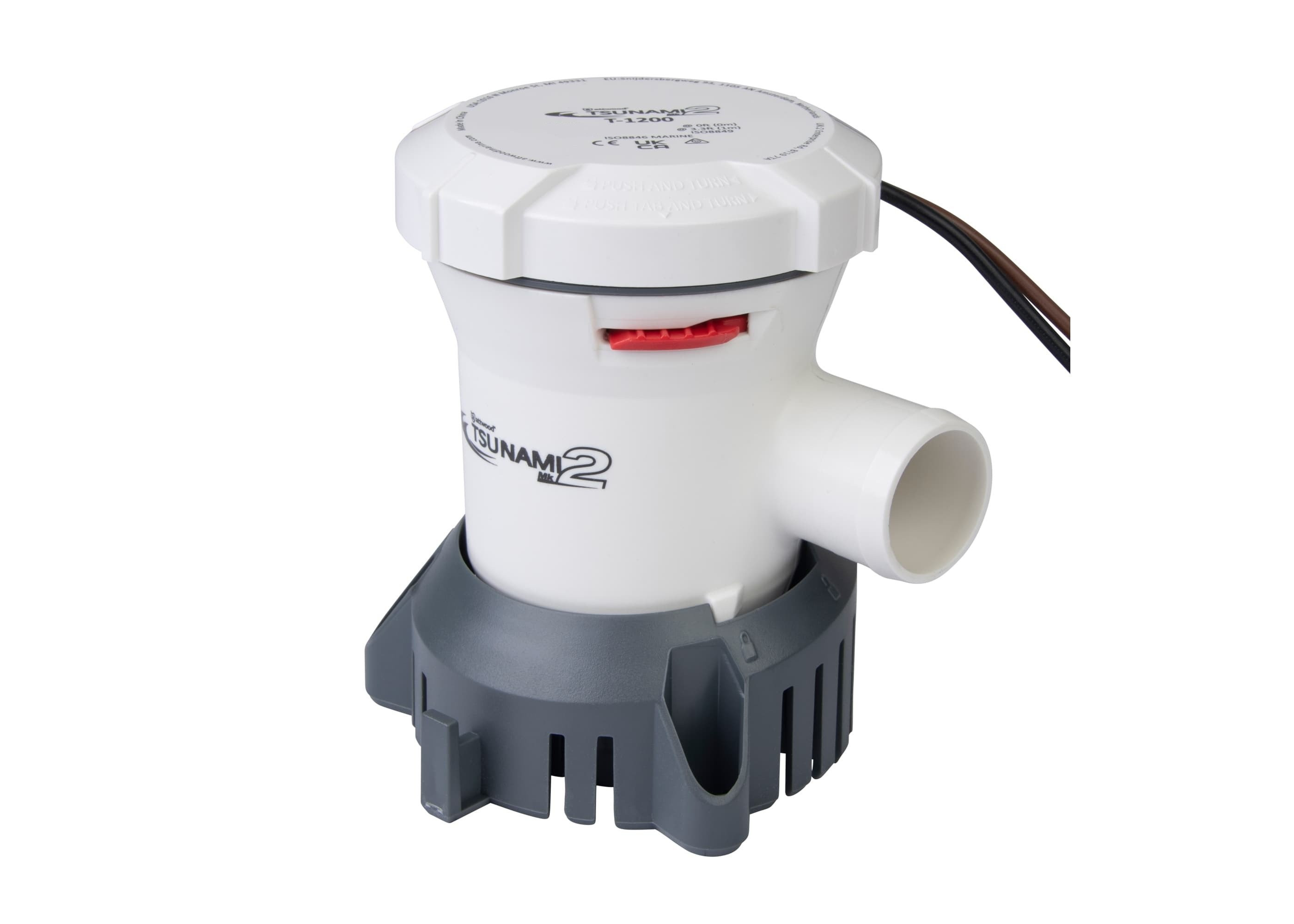 Attwood Tsunami MK2 T1200 Manual Bilge Pump 1200GPH 24V Bilge Pumps