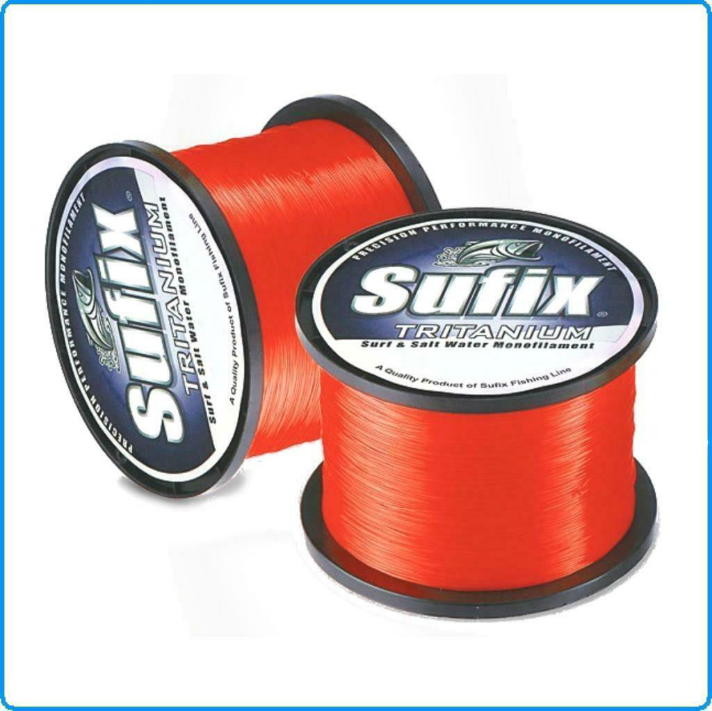 Buy Sufix Tritanium Surf Monofilament Neon Orange 1000m 0.35mm 8.7kg