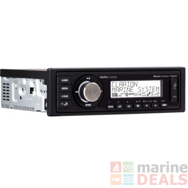 Clarion M508 Marine Digital Media Receiver with Built-in Bluetooth