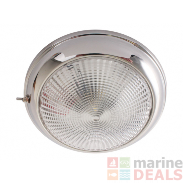 Stainless LED Dome Cabin Light 132mm 3w