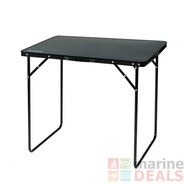 OZtrail Classic Foldable Camping Outdoor Table Black