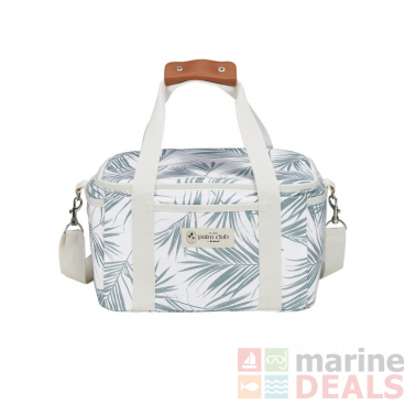 OZtrail Palm Cove Beach Soft Cooler Bag 14L White/Green