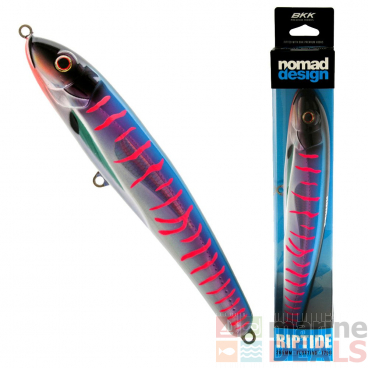 Nomad Design Riptide Floating Stickbait Lure 265mm Pink Mackerel