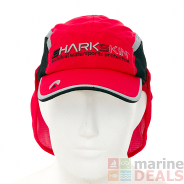 Sharkskin Paddle Cap Red