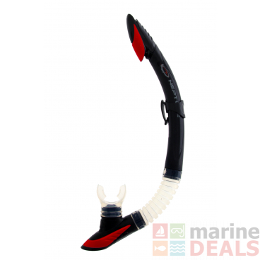 Neptune Argon Silicone Dive Snorkel Clear/Red