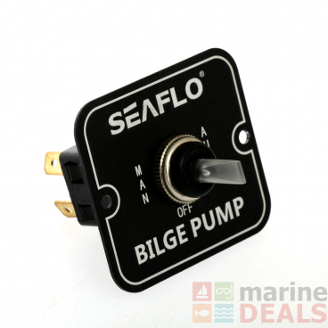 Seaflo 3-Way Bilge Pump Toggle Switch Panel