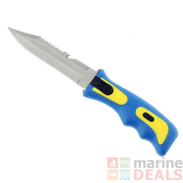 Anglers Mate Left-Handed Dive Knife with Sheath 4.9in