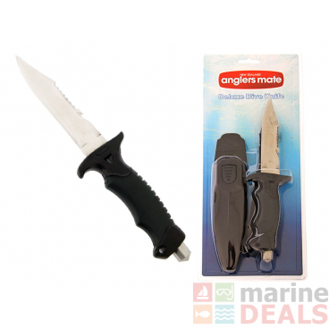 Anglers Mate Deluxe Dive Knife with Sheath