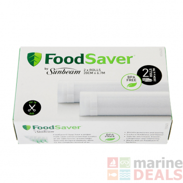 FoodSaver Vacuum Sealer Rolls 2-Pack 20cm