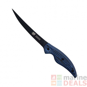 Cuda Professional Curved Boning Knife with Sheath 6in