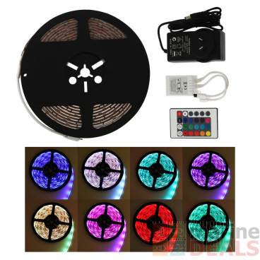 Perfect Image LED Strip Light 5m Multicolour with Remote