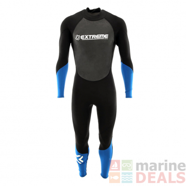 Extreme Limits Reef Mens Steamer Wetsuit 2.5mm Black/Blue