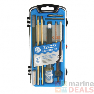 Accu-Tech 17-Piece Cleaning Kit for .22 / .223 Calibre Firearms