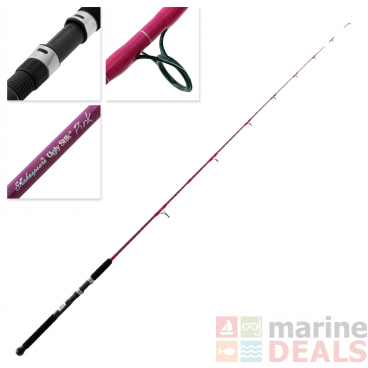 Ugly Stik Pink Spinning Boat Rod 6ft 6in 3-6kg 2pc