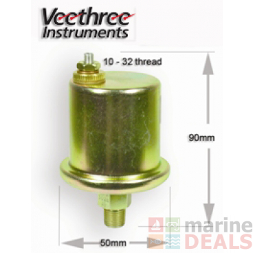 Veethree Instruments Oil Pressure Senders 100 Psi