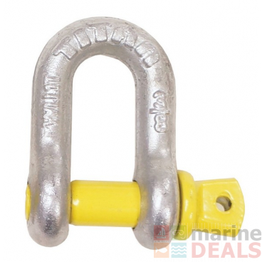 BLA Shackle Dee Galv Rated 6mm