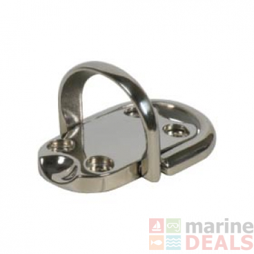 Marine Town Heavy Duty 316 Stainless Folding Pad Eye 100x60mm