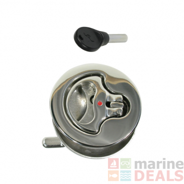 Marine Town Cast Stainless Steel Lift Ring Catch - Key Lock