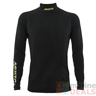 Musto Champ Hydrothermal Mens Long Sleeve Shirt Black