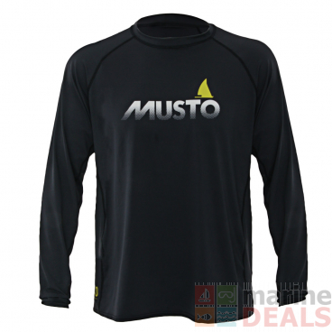 Musto Insignia Fast Dry Rash Top Black Size S