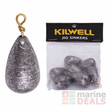 Kilwell Tear Drop Swivel Sinkers Pack 35g Qty 6