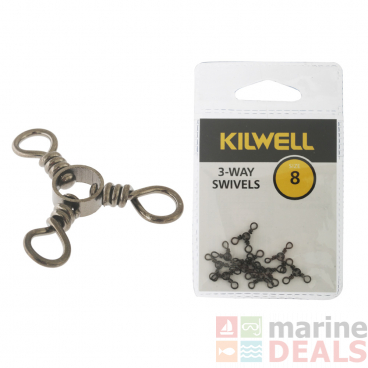 Kilwell 3 Way Swivel Size 8 11-15kg Qty 10