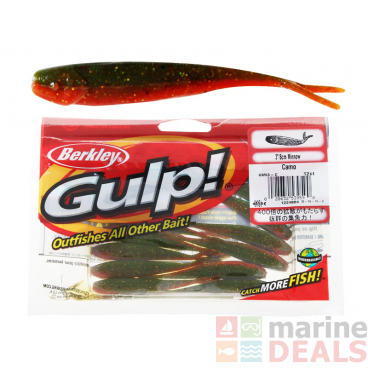 Berkley Gulp Minnow Micro Soft Bait 8cm Qty 12 Camo