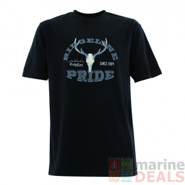 Ridgeline Stag Mens T-Shirt Black