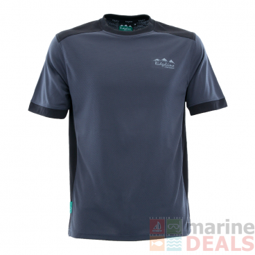Ridgeline Breeze Mens T-Shirt Charcoal/Black XS