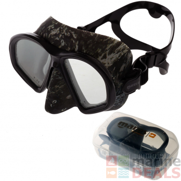 Mares Sealhouette Adult Spearfishing Dive Mask Camo/Black