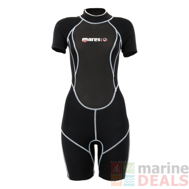 Mares Womens C-Flex Shorty Wetsuit Black 2.5mm 12