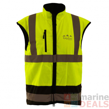 Ridgeline Tradies Safety Vest Yellow XS