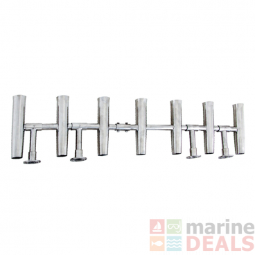 316 Stainless Steel Mounted Rod Rack - 7 Rods