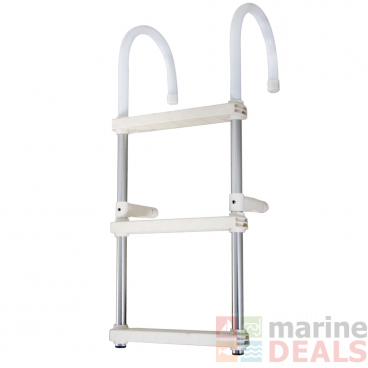 Oceansouth Lightweight Aluminium 3-Step Ladder