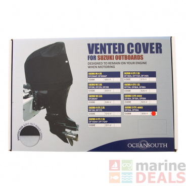 Oceansouth Vented Outboard Motor Cover for Suzuki 3 CYL S30-V