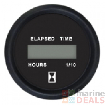 Faria Digital Hourmeter Gauge Euro Black