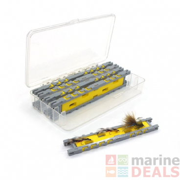 Kilwell ABS Plastic Fly Box for Dropper Rig with 5 Storage Bars