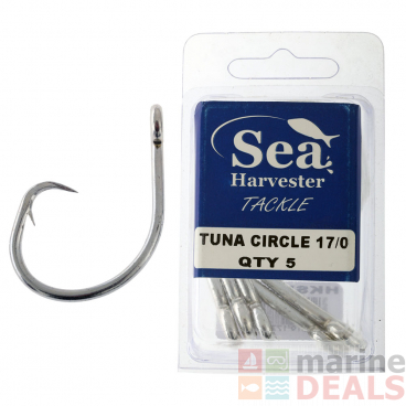 Sea Harvester Tuna Circle Hooks 17/0 Qty 5