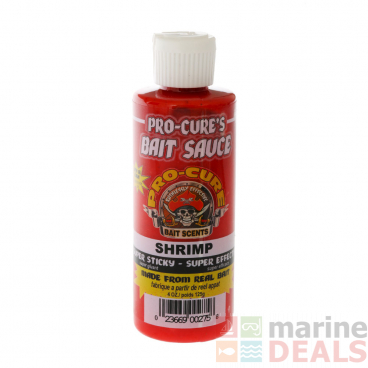 Pro-Cure Bait Sauce Shrimp Red 4oz