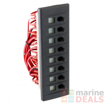 Connex 8 Way Backlit Marine Switch Panel