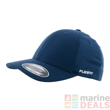 Flexfit Hydro Grid Fitted Cap Navy