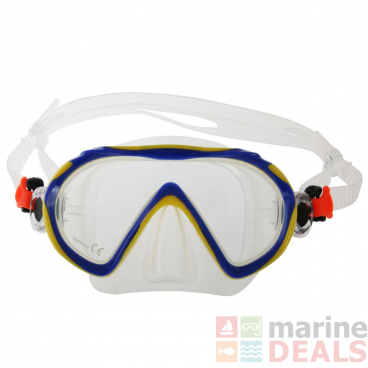 Immersed Waterborne Junior Dive Mask Blue/Yellow