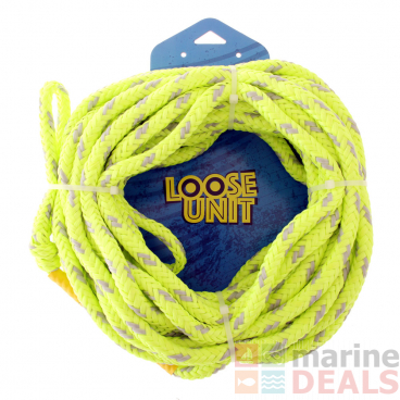 Loose Unit Foam Core 2-Rider Tube Tow Rope 60ft