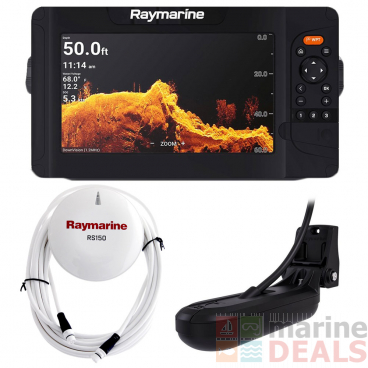 Raymarine Element 7HV CHIRP GPS/Fishfinder with RS150 GPS Sensor and HV-100 Transducer