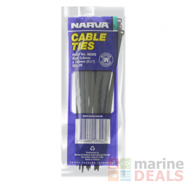 NARVA Cable Tie 3.6 x 140mm Qty 25