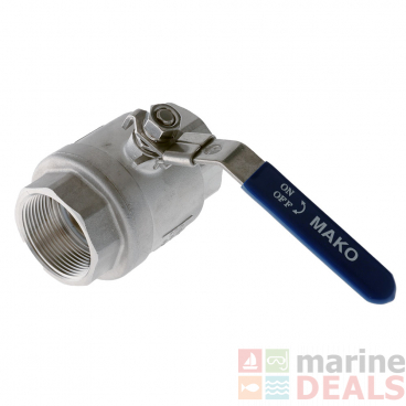 Marine Town Stainless Steel Ball Valve 1 1/2in BSP